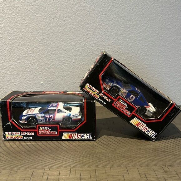 Lot of 2 NASCAR #9 and #72 Stock Cars - Picture 1 of 4